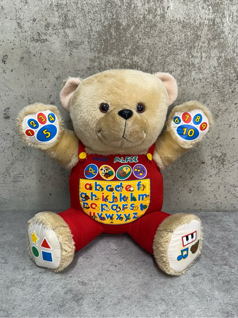 Vintage VTech Alfie Electronic Alphabet Learning Bear Y2K